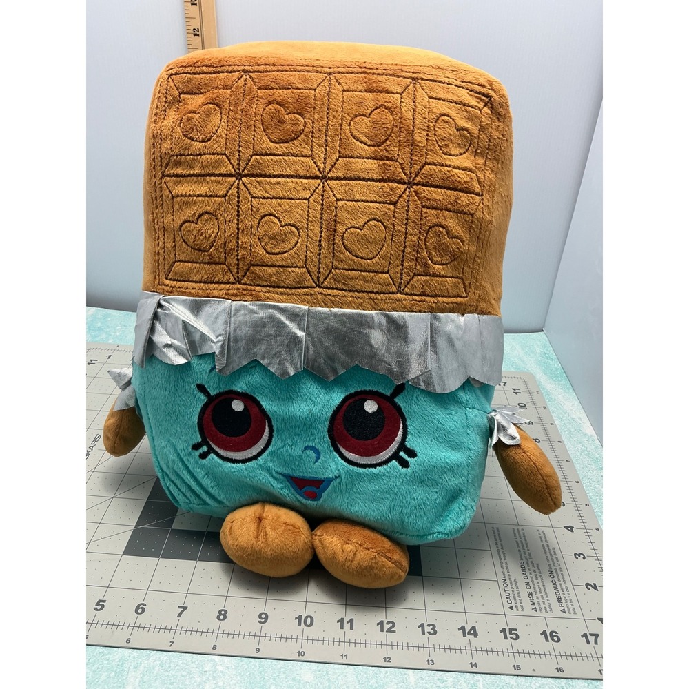 Shopkins Kooky Cookie Chocolate Bar Plush Toy Pillow Large